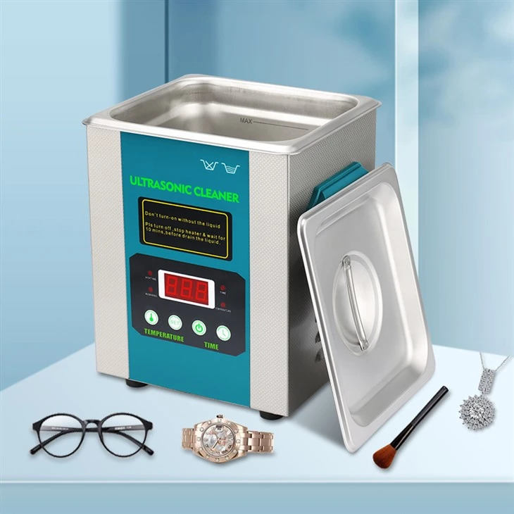 2 Liter Ultrasonic Cleaner Rau Cov Khoom Siv Nyiaj